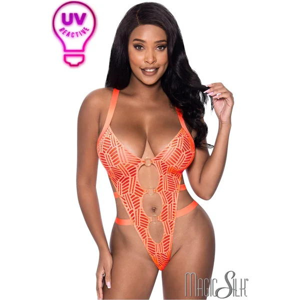 Stripped Teddy by Magic Silk