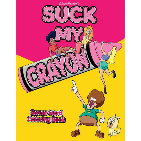 Suck my Crayon Coloring Book by Wood Rocket