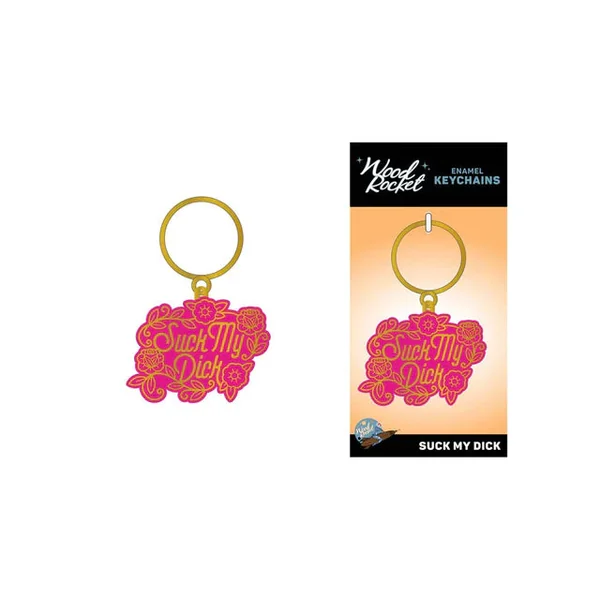 Suck my Dick Keychain by Wood Rocket