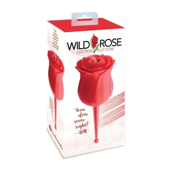 Suction Vibrator - Icon Brands - Wild Rose Le Point