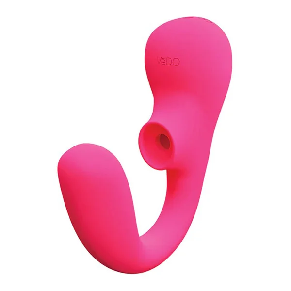Suki Plus Rechargeable Dual Sonic Vibe - Foxy Pink