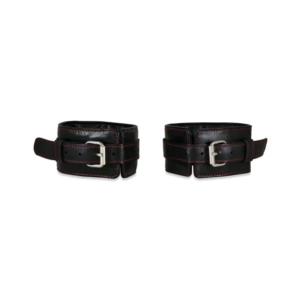 Sultra Lambskin Ankle Cuffs – Black