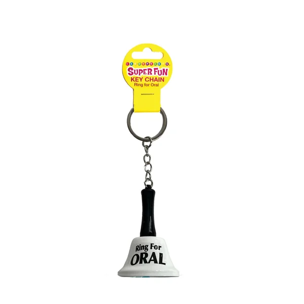 Super Fun Key Chain, Ring for Oral - White
