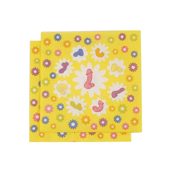 Super Fun Penis Party Napkins - 8 Count