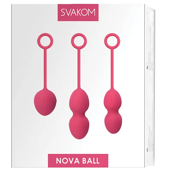 Svakom Nova Kegel Exercise Balls - Plum Red
