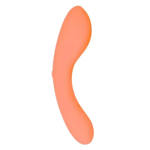 Swan Mini Swan Wand Rechargeable Silicone Glow in the Dark Massager – Orange
