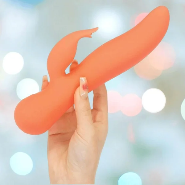 Swan The Blossom Rabbit Vibrator - Coral