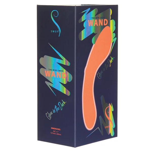 Swan - The Mini Swan Wand - Glow in the Dark - Orange