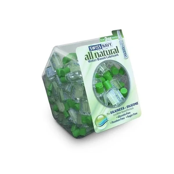 Swiss Navy All Natural - 100 Count Bowl - 20ml Bottles