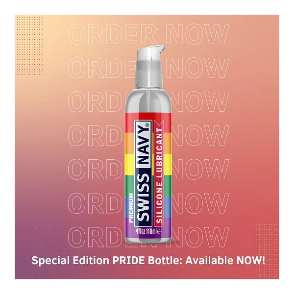 SWISS NAVY PRIDE LUBE SILICONE 4OZ