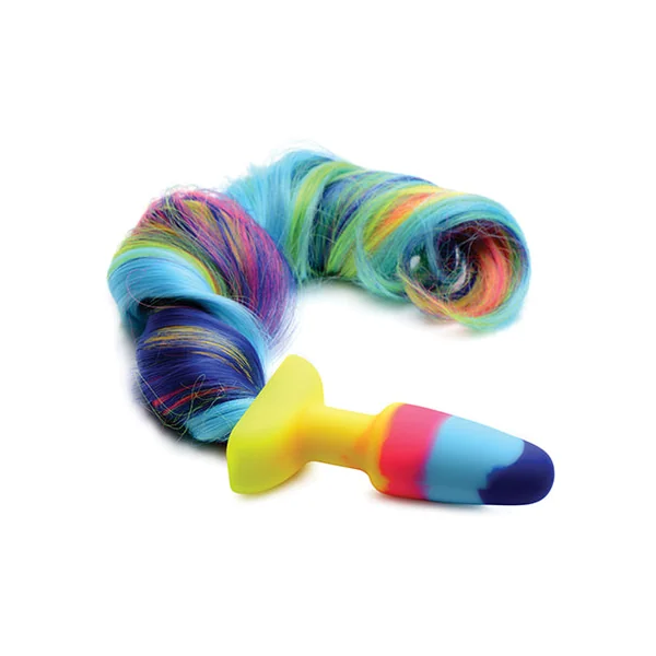 Tailz Rainbow Unicorn Tail Butt Plug