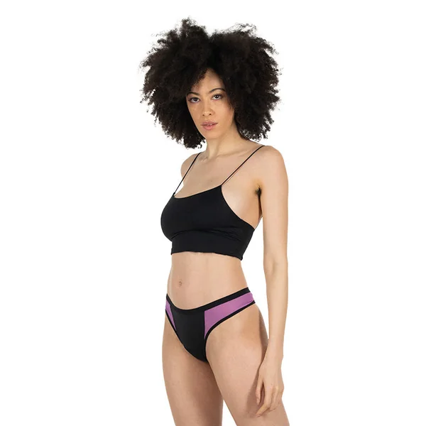 Tanga Nero - linea Bloomin