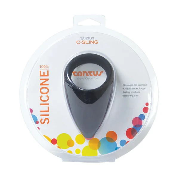 Tantus 1.75" Silicone Cock Sling - Onyx