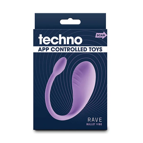 Techno Rave App Controlled Kegel Vibrator - Purple