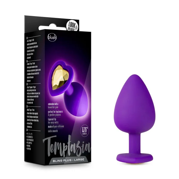 TEMPTASIA BLING PLUG LARGE PURPLE