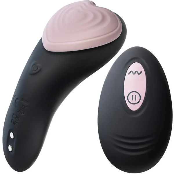 Temptasia Heartbeat Silicone Rechargeable Panty Vibe With Remote By Blush