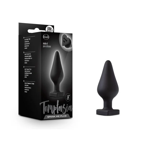 TEMPTASIA SPANK ME BUTT PLUG BLACK