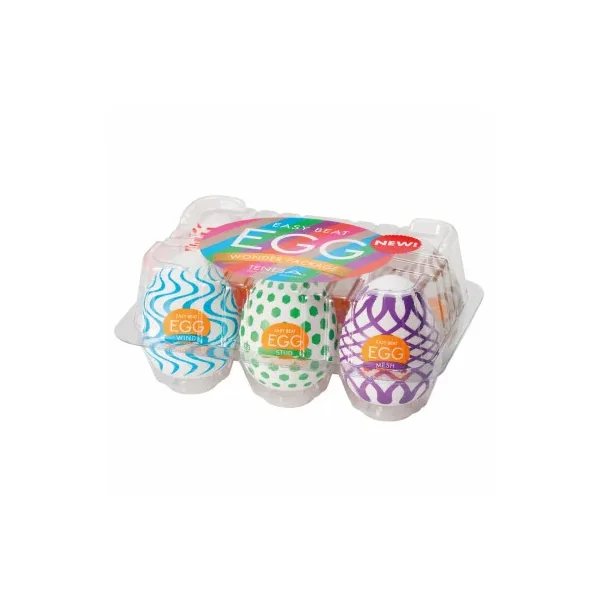 Tenga Egg Penis Masturbator Variety Pack, Wonder