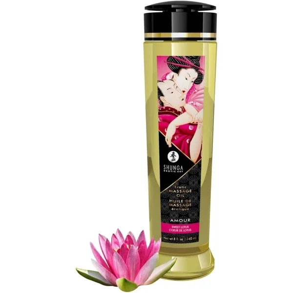 Tester Shunga Massage Oil Amour / Sweet Lotus