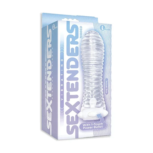 The 9’s Vibrating Sextenders Ribbed Sleeve