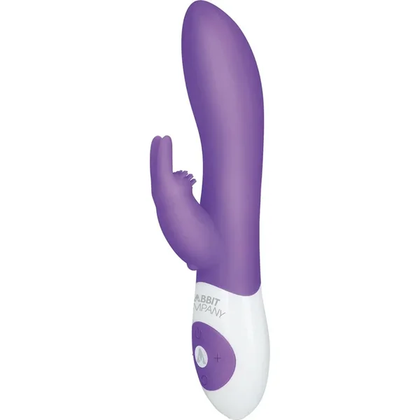 The Classic Rabbit Rechargeable Silicone Vibrator Waterproof Purple