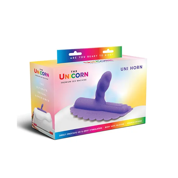 The Cowgirl Unicorn Uni Horn Silicone Attachment - Purple