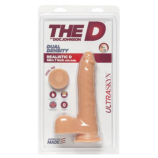 The D 7 inch Realistic D Slim W/balls