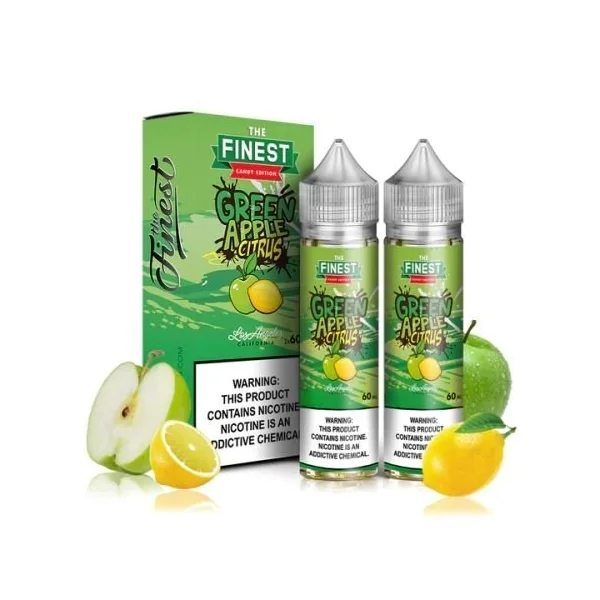 The Finest 2pc Candy Edition Green Apple Citrus 3mg
