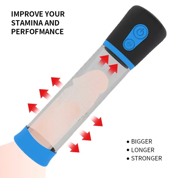 The Marathon Automatic Suction Rechargeable Penis Pump Enlarger