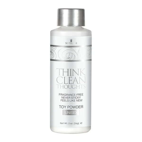 THINK CLEAN THOUGHTS TOY POWDER 2 OZ BOTTLE