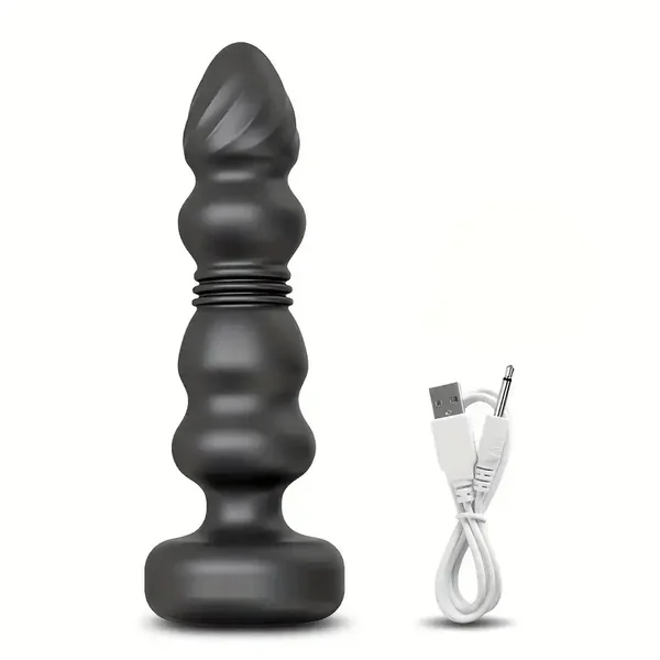 Thrusting Vibrating Prostate Massager Anal Dildo Vibrator 10 Modes