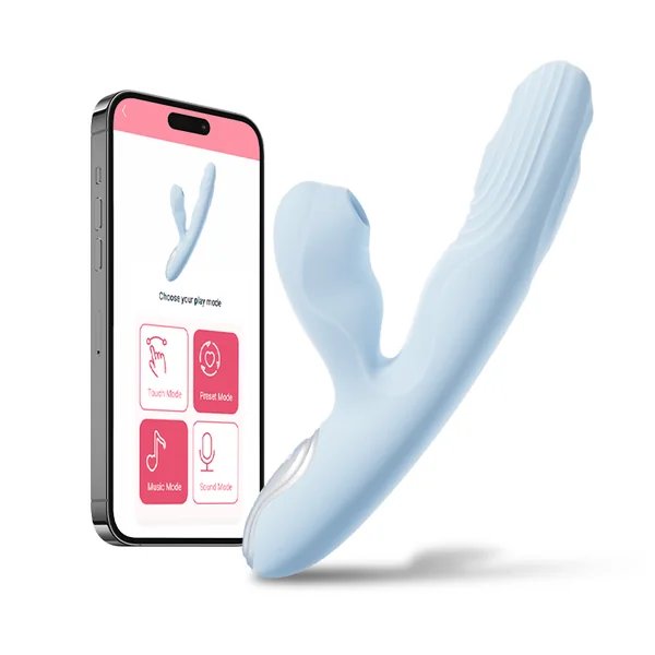 Tina Suction Tapping Thrusting Rabbit G Spot Vibrator
