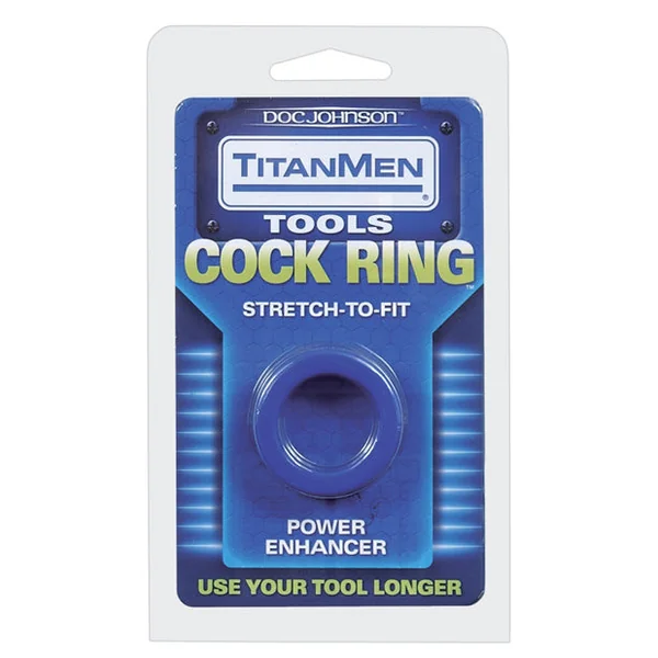 Titanmen Tools Cock Ring - Blue