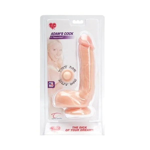 Tlc Adam's Pleasureskin Cock - Light