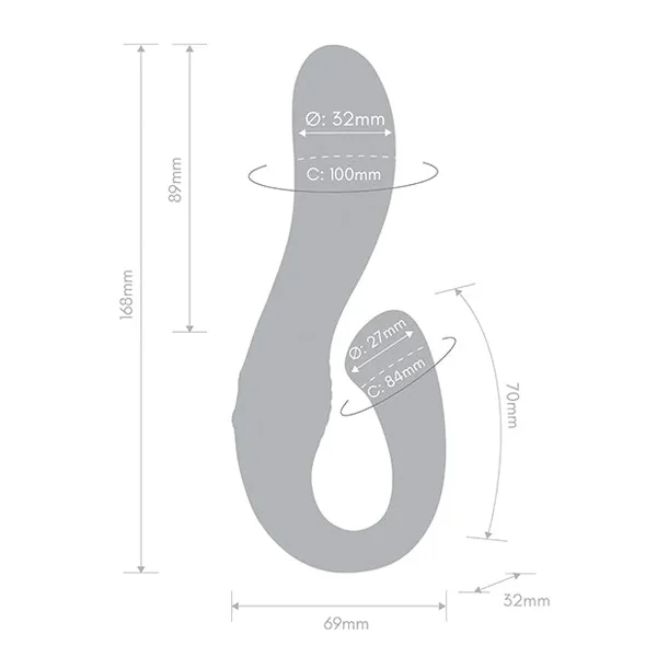 Together Harmony Vibe Versatile Dual-Stim Vibrator – Pink