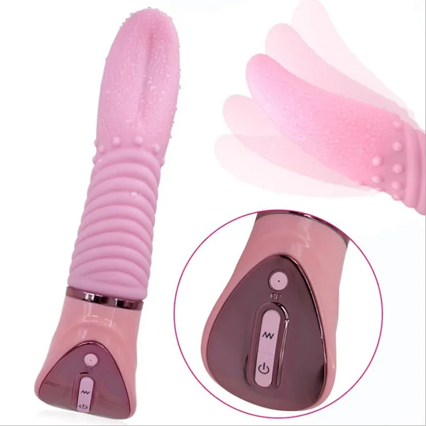 Tongue Clit Teaser Toy TSN Near-invisible Vibrator For Women