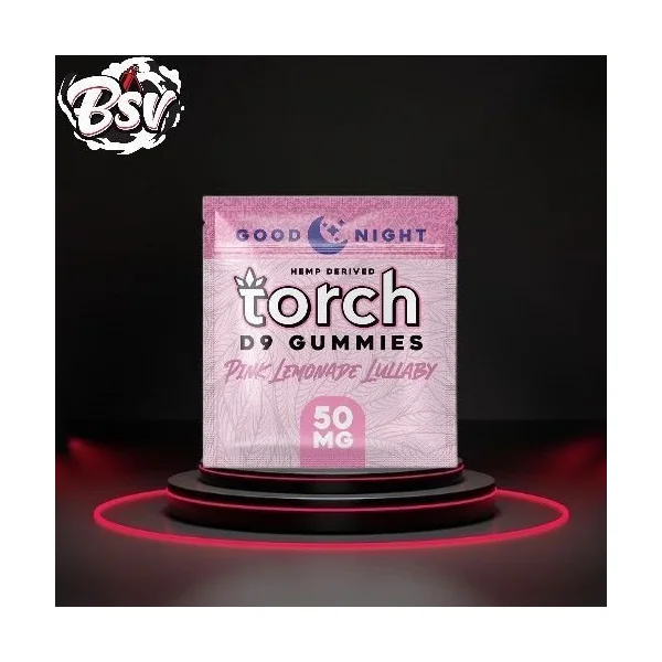 Torch Good Night Gummies 50mg Pink Lemonade Lullaby