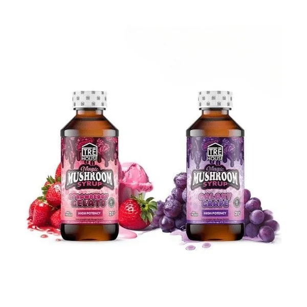 TRE House 4oz Magic Mushroom Syrup Galaxy Grape