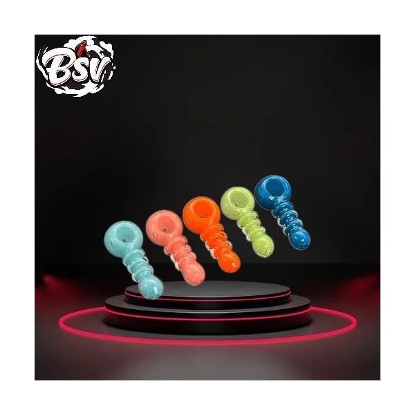 Triple Rings On Mini Spoons 3in Hand Pipe