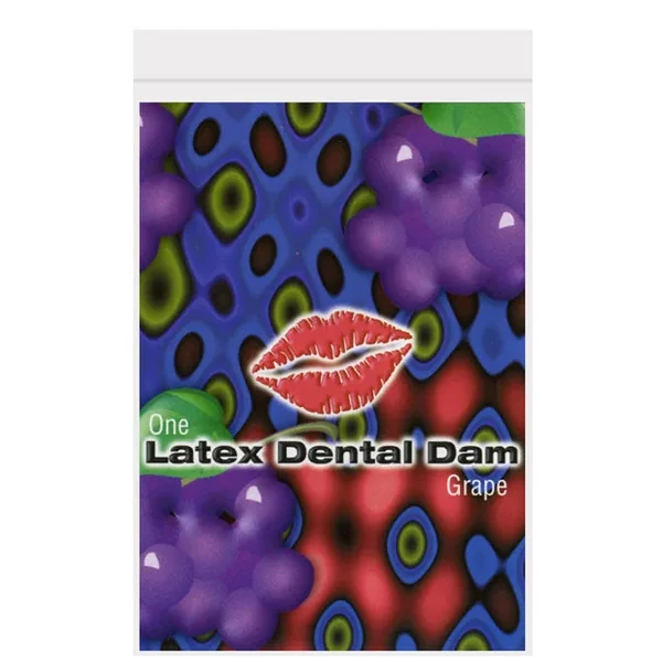 Trust Dam Latex Dental Dam – Grape