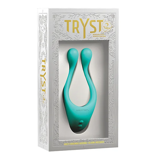 TRYST V2 BENDABLE MULTI EROGENOUS ZONE MASSAGER W/ REMOTE MINT