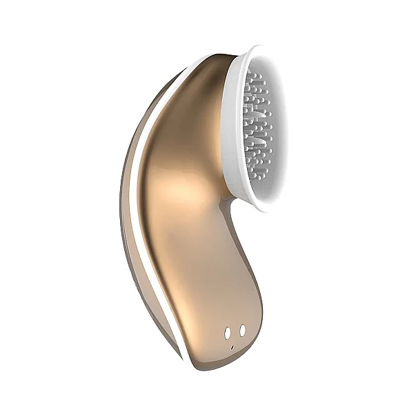 TWITCH HANDS FREE SUCTION & VIBRATION TOY GOLD