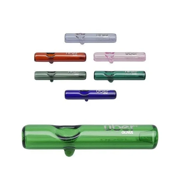 Uber Glass 4in Steamroller W/Stand Assorted Colors
