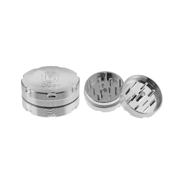 Uber Grinder 2pc CNC 50mm Silver