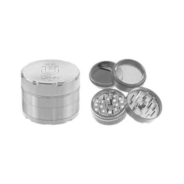 Uber Grinder 4pc CNC 76mm 3in Silver