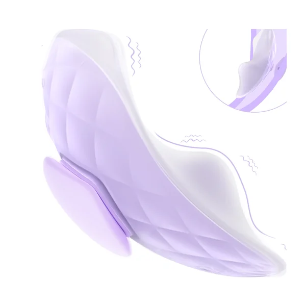 Ultra-Thin Wearable Vibrator-Purple