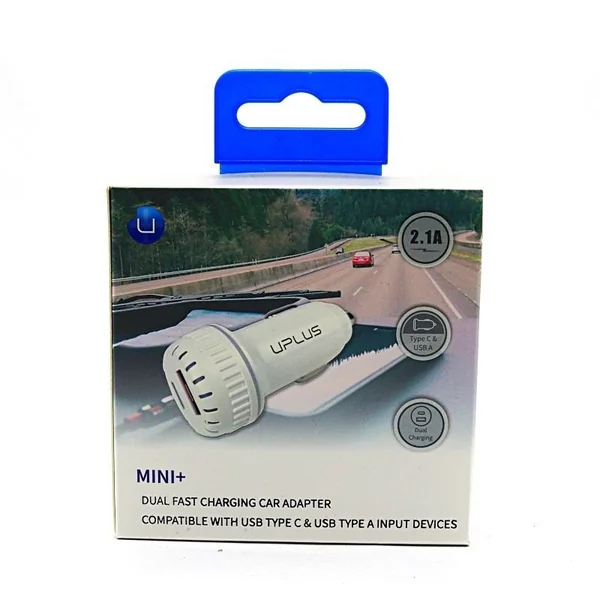 Uplus Mini+ Dual Fast Charging Car Adapter