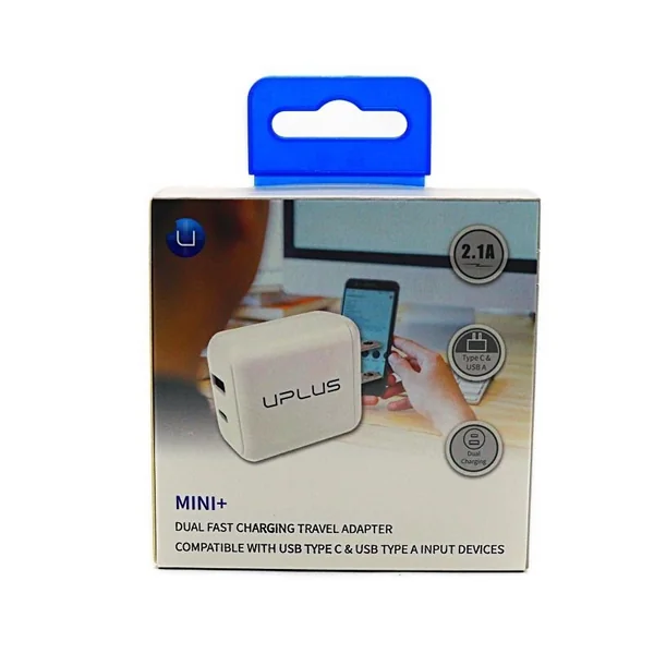 Uplus Mini+ Dual Fast Charging Travel Adapter