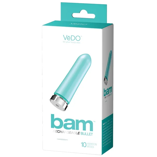 VeDO BAM Rechargeable Bullet – Tease Me Turquoise