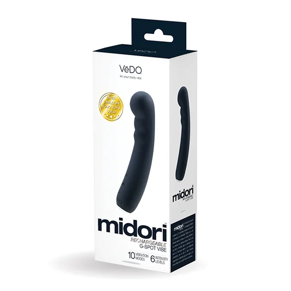 VEDO MIDORI RECHARGEABLE GSPOT VIBE JUST BLACK